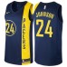 Men's Nike Indiana Pacers #24 Alize Johnson Authentic Navy Blue NBA Jersey - City Edition