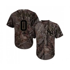 Men's New York Yankees #0 Adam Ottavino Authentic Camo Realtree Collection Flex Base Baseball Jersey