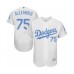 Men's Los Angeles Dodgers #75 Scott Alexander Authentic White 2016 Father's Day Fashion Flex Base Baseball Player Stitched Jersey