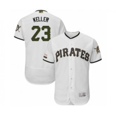 Men's Pittsburgh Pirates #23 Mitch Keller White Alternate Authentic Collection Flex Base Baseball Player Stitched Jersey