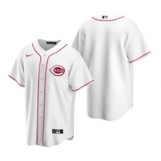 Men's Nike Cincinnati Reds Blank White Home Stitched Baseball Jersey