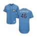 Men's Tampa Bay Rays #46 Jose Alvarado Light Blue Flexbase Authentic Collection Baseball Player Stitched Jersey