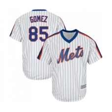 Men's New York Mets #85 Carlos Gomez Replica White Alternate Cool Base Baseball Jersey