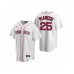 Men's Boston Red Sox #25 Kevin Plawecki Nike White Replica Home Stitched Jersey