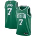 Men's Boston Celtics #7 Jaylen Brown Nike Kelly Green 2020-21 Swingman Stitched Jersey