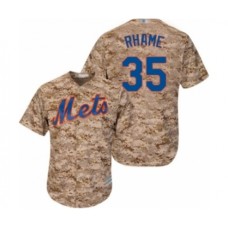 Men's New York Mets #35 Jacob Rhame Authentic Camo Alternate Cool Base Baseball Player Stitched Jersey