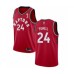 Men's Toronto Raptors #24 Norman Powell Swingman Red 2019 Basketball Finals Champions Jersey - Icon Edition