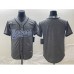 Men's Los Angeles Dodgers Blank Grey Gridiron Cool Base Stitched Baseball Jerseys