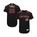 Men's Arizona Diamondbacks #26 Yasmany Tomas Black Alternate Authentic Collection Flex Base Baseball Jersey