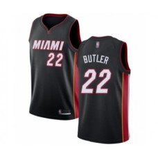 Men's Miami Heat #22 Jimmy Butler Authentic Black Fashion Hardwood Classics Basketball Jersey