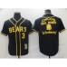 Bad News Bears #3 Chico's Bail Black Bonds - Let Freedom Ring Button-Down Baseball Stitched Jersey