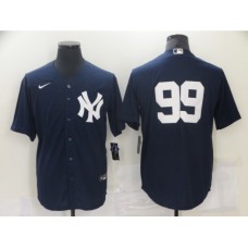 Men's New York Yankees #99 Aaron Judge Authentic Navy Blue Nike Stitched Jersey