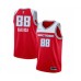 Men's Sacramento Kings #88 Nemanja Bjelica Swingman Red Basketball Stitched Jersey - 2019 20 City Edition