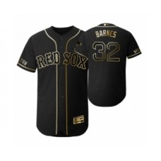 Men's 2019 Golden Edition Boston Red Sox Black #32 Matt Barnes Flex Base Stitched Jersey