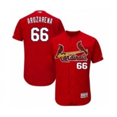 Men's St. Louis Cardinals #66 Randy Arozarena Red Alternate Flex Base Authentic Collection Baseball Player Stitched Jersey