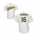 Men's Oakland Athletics #16 Liam Hendriks Replica White Home Cool Base Baseball Jersey