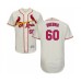 Men's St. Louis Cardinals #60 John Brebbia Cream Alternate Flex Base Authentic Collection Baseball Player Stitched Jersey