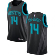 Men's Nike Jordan Charlotte Hornets #14 Michael Kidd-Gilchrist Swingman Black NBA Jersey - 2018 19 City Edition