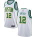 Men's Nike Boston Celtics #12 Terry Rozier Swingman White NBA Jersey - City Edition