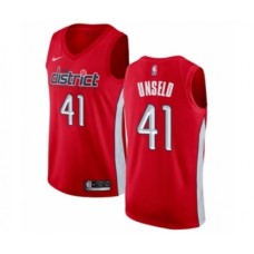 Men's Nike Washington Wizards #41 Wes Unseld Red Swingman Jersey - Earned Edition