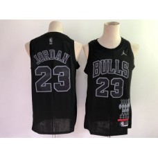 Men's Chicago Bulls #23 Michael Jordan Nike Black Swingman Player Stitched Jersey