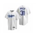 Men's Los Angeles Dodgers #31 Mike Piazza Nike White Replica Home Stitched Jersey