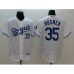 Men's Kansas City Royals #35 Eric Hosmer White Stitched Baseball Jersey