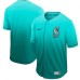 Men's Nike Seattle Mariners Blank Green Fade Stitched Jersey