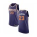 Men's Phoenix Suns #23 Cameron Johnson Authentic Purple Basketball Stitched Jersey - Icon Edition