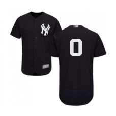 Men's New York Yankees #0 Adam Ottavino Navy Blue Alternate Flex Base Authentic Collection Baseball Jersey