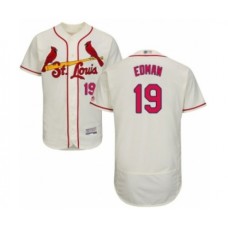 Men's St. Louis Cardinals #19 Tommy Edman Cream Alternate Flex Base Authentic Collection Baseball Player Stitched Jersey