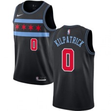 Men's Nike Chicago Bulls #0 Sean Kilpatrick Swingman Black NBA Jersey - City Edition