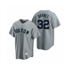 Men's Boston Red Sox #32 Matt Barnes Nike Gray Cooperstown Collection Road Stitched Jersey