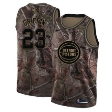 Men's Nike Detroit Pistons #23 Blake Griffin Swingman Camo Realtree Collection NBA Jersey