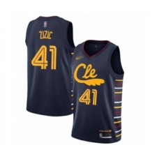 Men's Cleveland Cavaliers #41 Ante Zizic Swingman Navy Basketball Stitched Jersey - 2019 20 City Edition