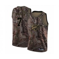 Men's Oklahoma City Thunder #7 Darius Bazley Swingman Camo Realtree Collection Basketball Stitched Jersey