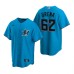 Men's Nike Miami Marlins #62 Jose Urena Blue Alternate Stitched Baseball Jersey