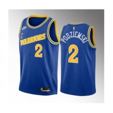 Men's Golden State Warriors #2 Brandin Podziemski Royal 2023 Draft Classic Edition Swingman Stitched Basketball Jersey