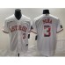 Men's Nike Houston Astros #3 Jeremy Pena White Color Stitche Cool Base Stitched Jersey