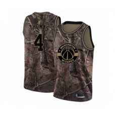 Men's Washington Wizards #4 Isaiah Thomas Swingman Camo Realtree Collection Basketball Stitched Jersey