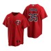 Men's Nike Minnesota Twins #35 Michael Pineda Red Alternate Stitched Baseball Jersey