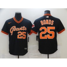 Men's Nike San Francisco Giants #25 Barry Bonds Black Fashion Baseball Stitched Jersey