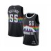 Men's Denver Nuggets #55 Dikembe Mutombo Swingman Black Basketball Stitched Jersey - 2019 20 City Edition