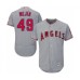 Men's Los Angeles Angels of Anaheim #49 Adalberto Mejia Grey Road Flex Base Authentic Collection Baseball Player Stitched Jersey