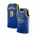 Men's Golden State Warriors #9 Andre Iguodala Authentic Royal Finished Basketball Stitched Jersey - Icon Edition