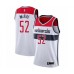 Men's Washington Wizards #52 Jordan McRae Authentic White Basketball Stitched Jersey - Association Edition