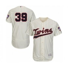 Men's Minnesota Twins #39 Trevor Hildenberger Authentic Cream Alternate Flex Base Authentic Collection Baseball Player Stitched Jersey