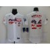 Men's Los Angeles Dodgers Kobe Bryant White 2020 Stars & Stripes 4th of July Stitched Jersey