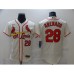 Men's St. Louis Cardinals #28 Nolan Arenado Nike Cream Alternate Official Replica Stitched Jersey