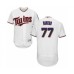 Men's Minnesota Twins #77 Fernando Romero White Home Flex Base Authentic Collection Baseball Player Stitched Jersey